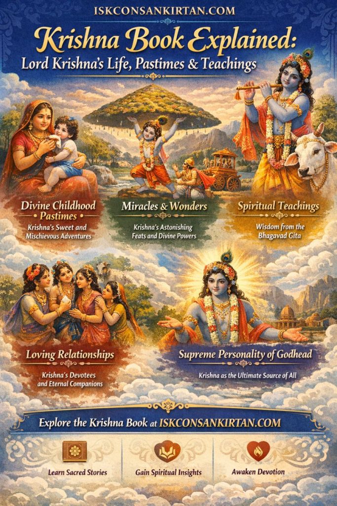 krishna book infographic