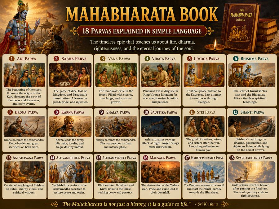Mahabharata: 18 Parvas explained