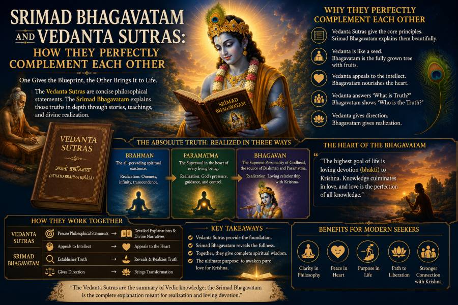 Srimad Bhagavatam and Vedanta Sutras